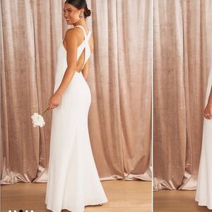 Show Me Your MuMu White Maxi Dress